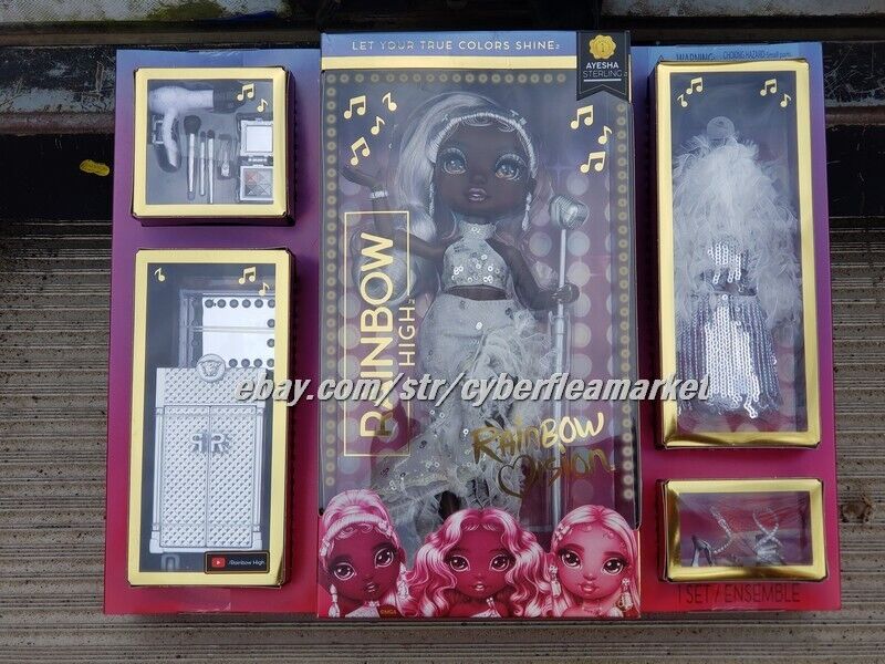 MGA Rainbow High Marisa Golding- Robin Sterling- Ayesha Sterling- Deluxe Closet