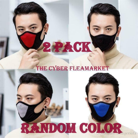 Mesh Face Mask - Washable, Easy Breathe, Reusable, Filtration Pad Light Weight