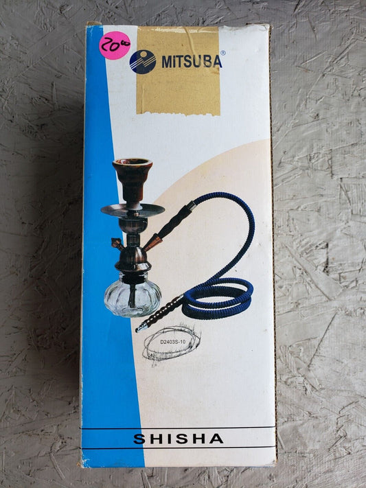 11'' Hookah Complete Set - Pumpkin Glass Vase Single Hose Shisha (Color Random)