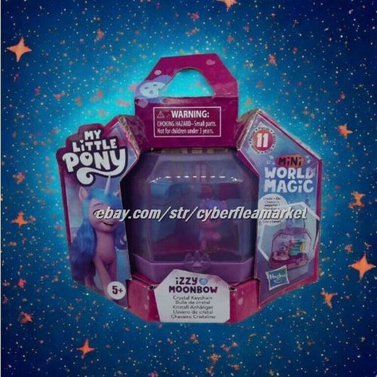 My Little Pony Izzy Mini World Moonbow Crystal Keychain  Mini World Magic Hasbro