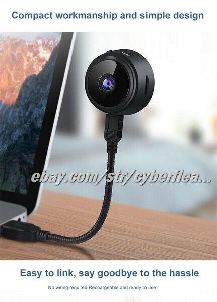 Mini Hidden Spy Nanny Camera Wireless Nanny Cam Wifi Home Security HD 1080P DVR