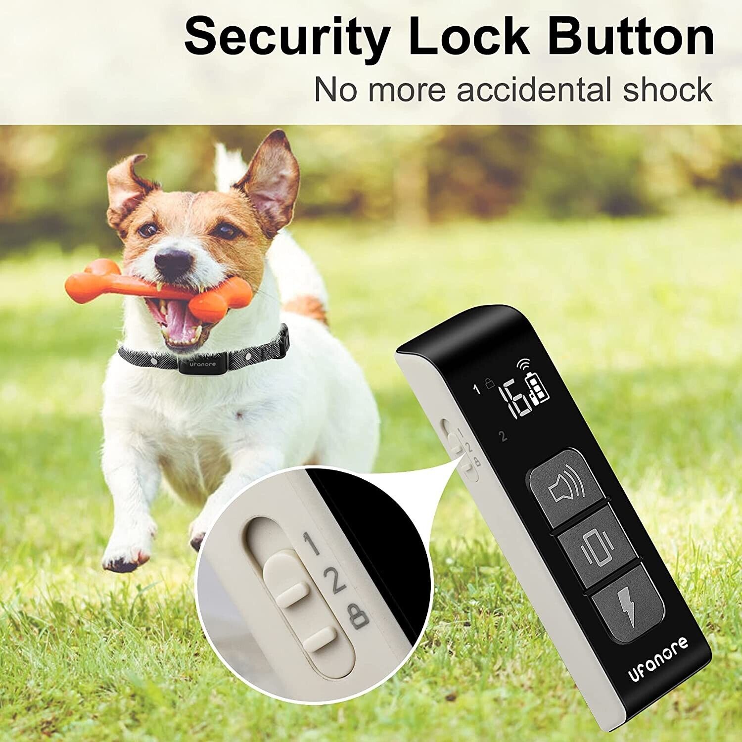UFANORE Dog Training Collar with Remote Dog Shock with Beep/Vibration/Shock