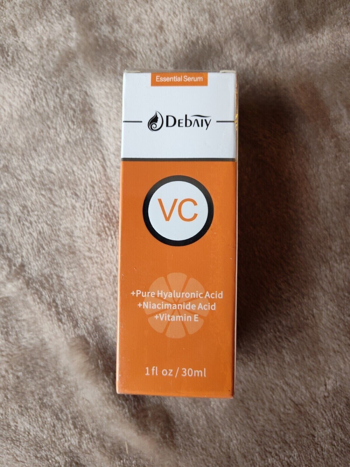 Debaiy VC Organic Vitamin C Facial Serum, Pure Hyaluronic Acid 1 fl oz, Exp 4/25