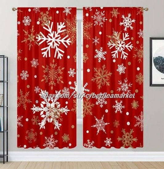 Xikaywnt Christmas Shower Curtains