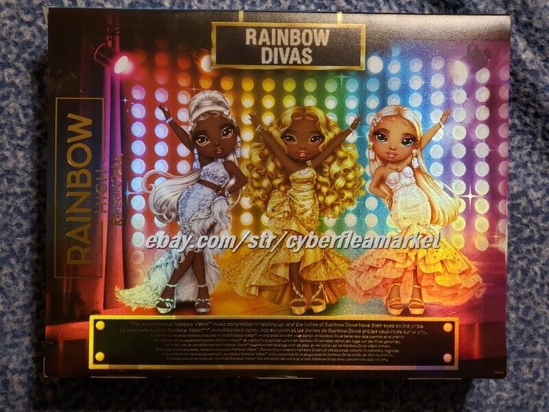 MGA Rainbow High Marisa Golding- Robin Sterling- Ayesha Sterling- Deluxe Closet