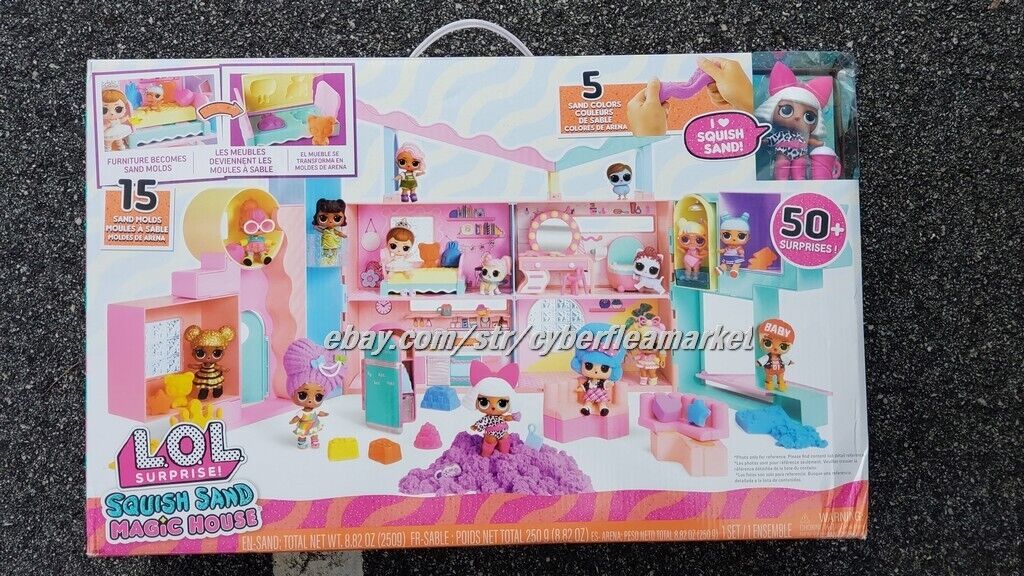 LOL Surprise Squish Sand Magic House with Tot