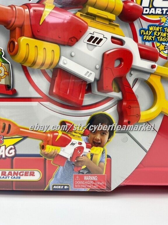 NEW - Ryan's Dart Tag - The Ranger Build'n'Blast Case SEALED - RED