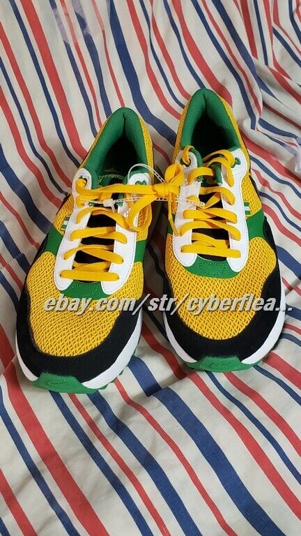 Nike Air Max SYSTM Yellow Green Oregon Ducks Sneakers DZ7738-700 Men's Size 10.5