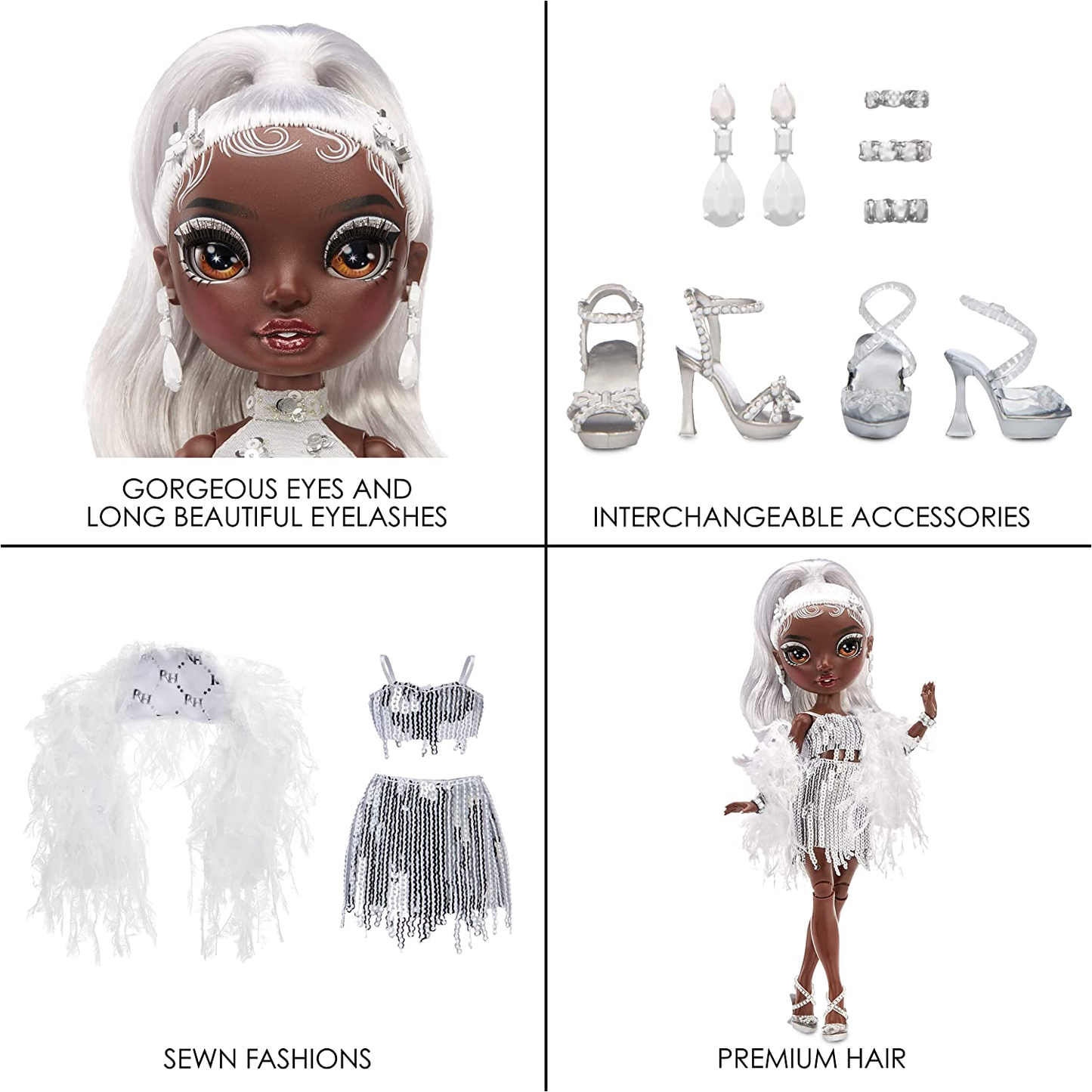 MGA Rainbow High Marisa Golding- Robin Sterling- Ayesha Sterling- Deluxe Closet