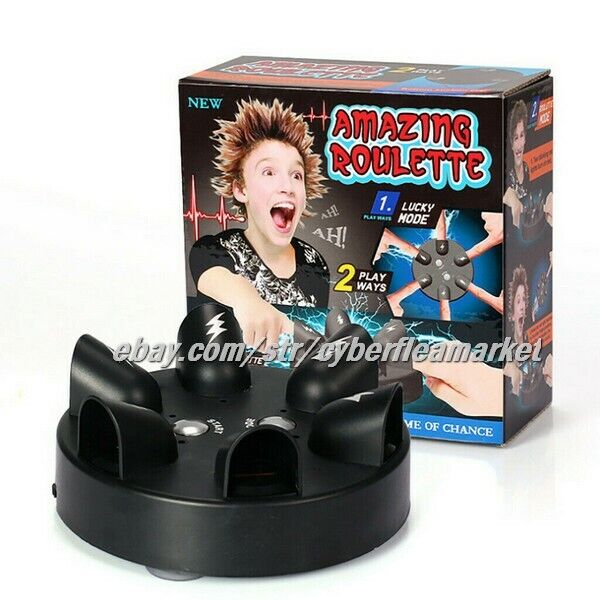 Funny Shocking Shot Roulette Game Reloaded Lie Detector Electric Shock Toy NEW