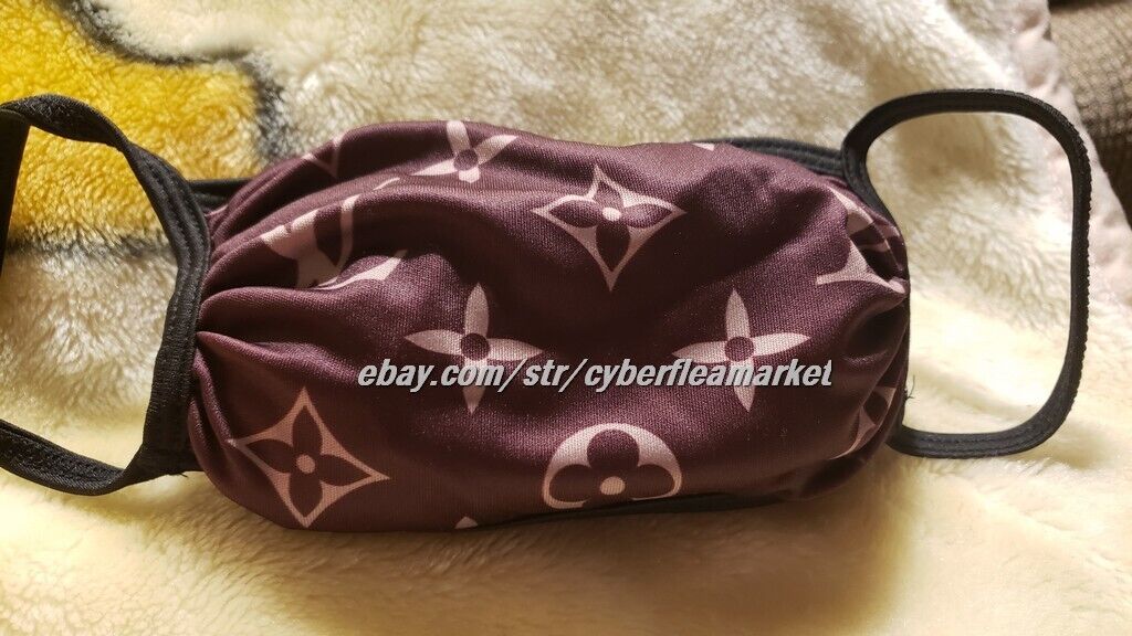 Designer Tri Pak - Monogram Reusable Face Mask - Tri  Designer Masks