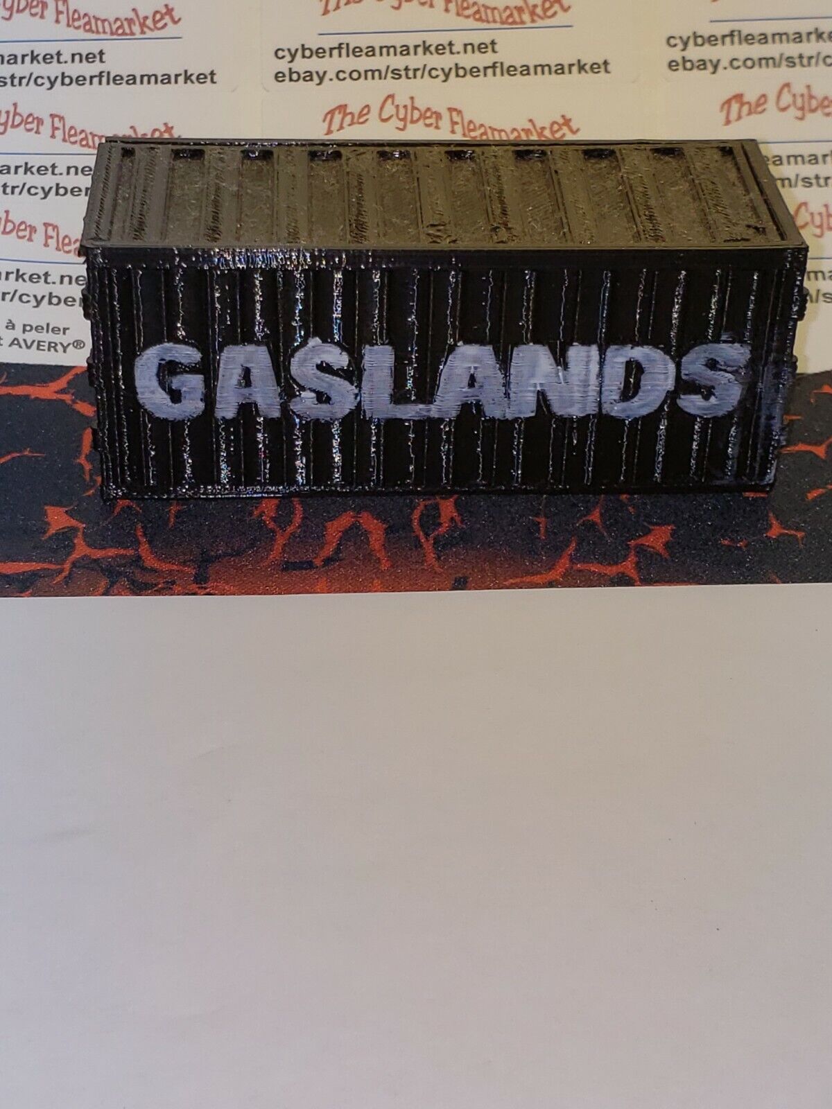 20 ft. HO scale GASLAND cargo container 3D printed SET OF 2 -BLACK