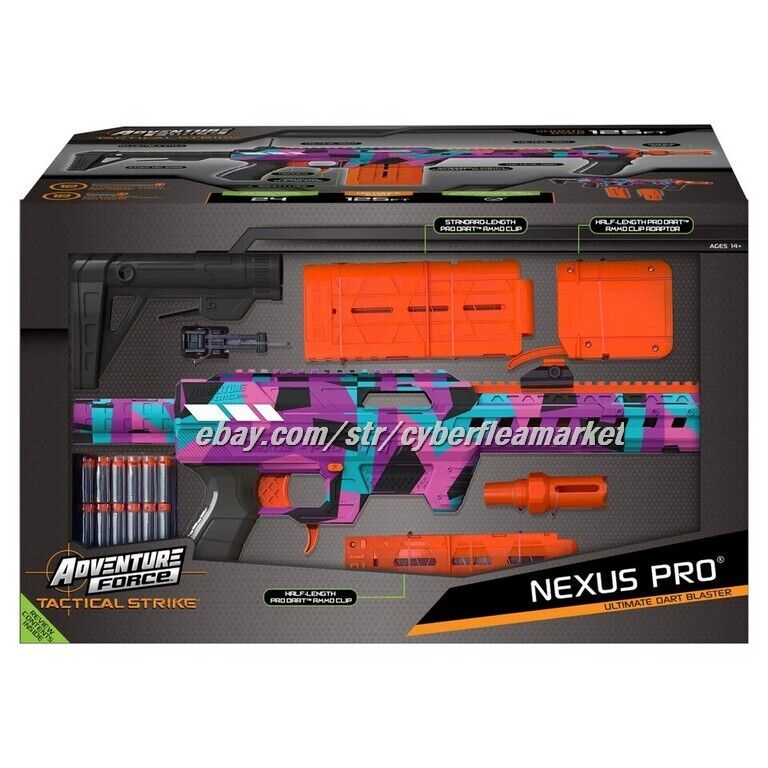 Tactical Strike Nexus Pro Ultimate Foam Dart Blaster Special Graphic Camo 🆕