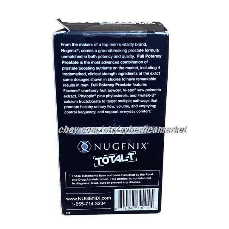 Nugenix Full Potency Prostate Dietary Supplements 56 Softgels 02/24 (Lot of 2)
