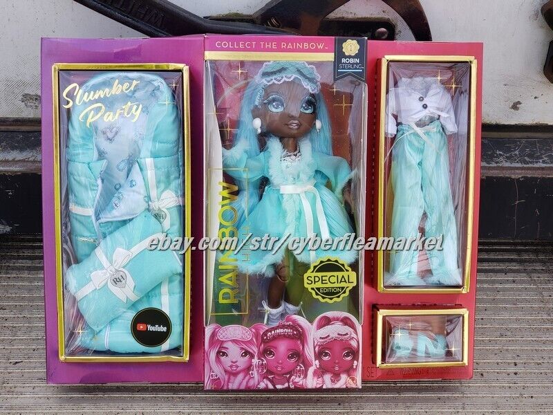 MGA Rainbow High Marisa Golding- Robin Sterling- Ayesha Sterling- Deluxe Closet