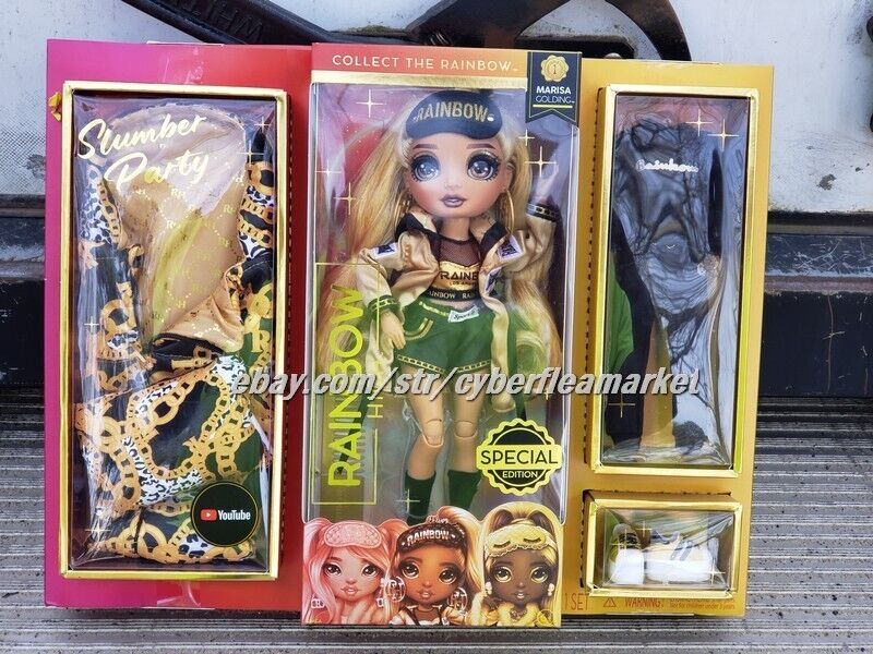 MGA Rainbow High Marisa Golding- Robin Sterling- Ayesha Sterling- Deluxe Closet