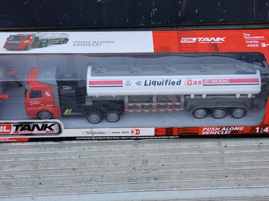 RC Semi Tanker Truck & Trailer 14 Inch 2.4Ghz Fast Speed 1:46 Scale