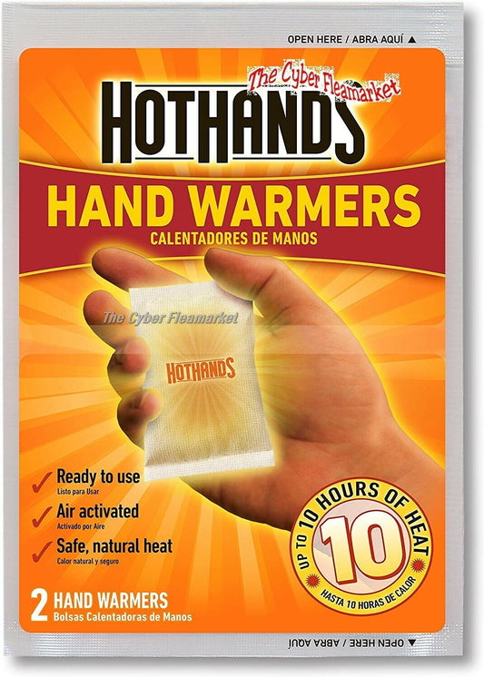 HotHands Hand Warmer 10 Pair -10 Hour Chemical Packets -10 Individual PACKS