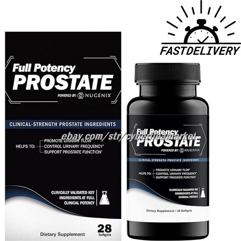 Nugenix Full Potency Prostate Dietary Supplements 56 Softgels 02/24 (Lot of 2)