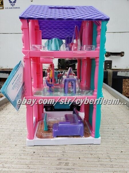Kid Connection 3-Story Dollhouse Play Set with Working Garage and Elevator