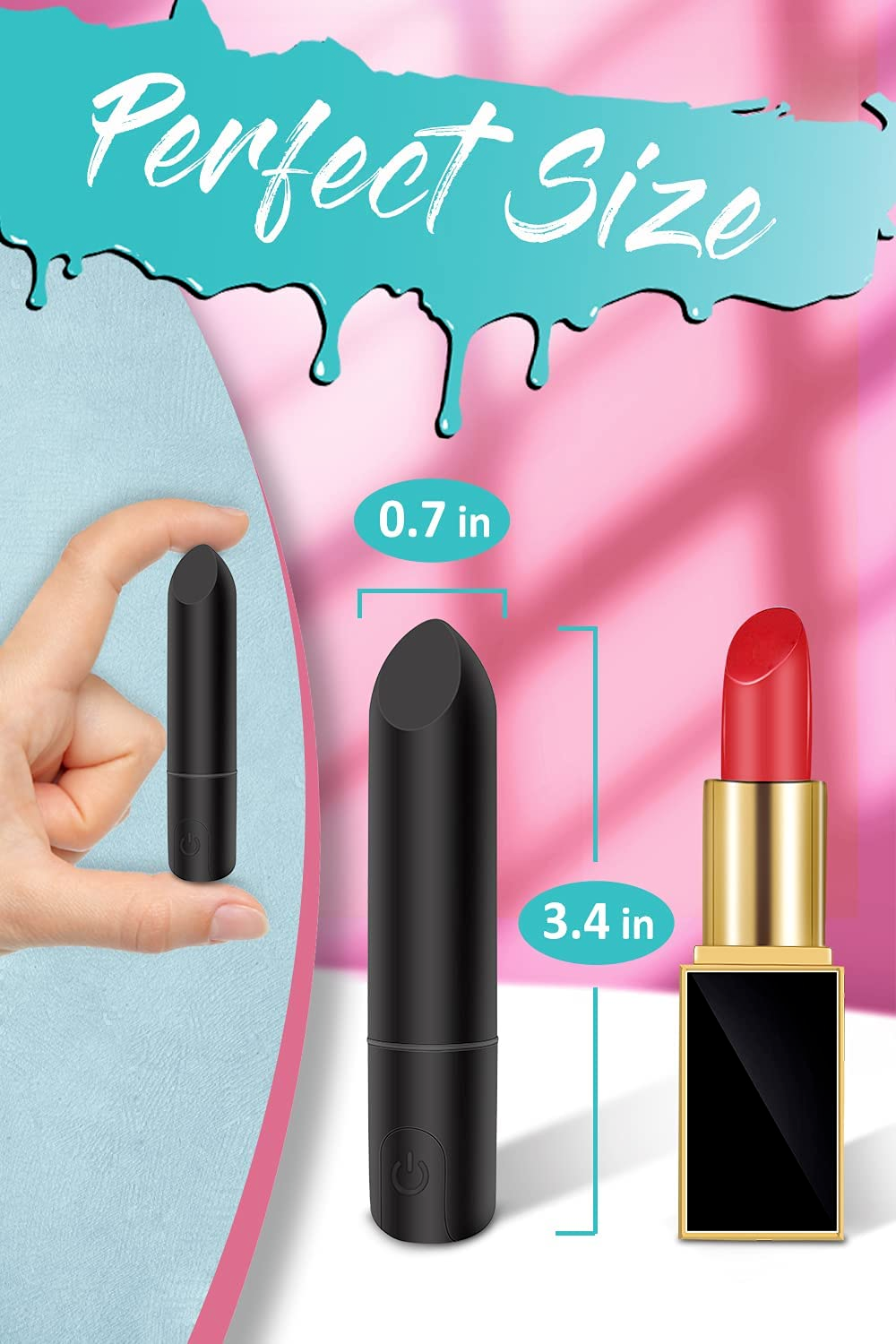 Mini Multi-Speed Vibrator Personal Massage Clitoral Vibrator For Women