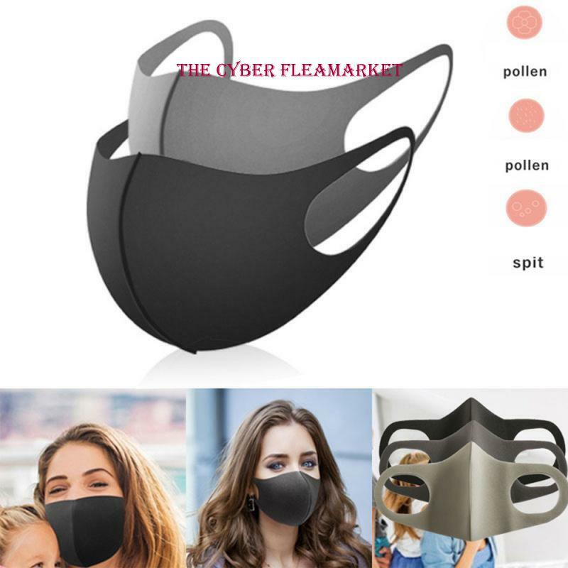 Face Mask Lightweight Breathable-Washable/Reusable  10Pk BLACK