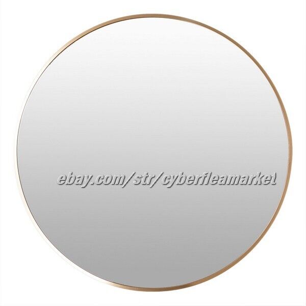 White Circle Wall Mirror 32 Inch Round For Entryways Washrooms & ANY AREA
