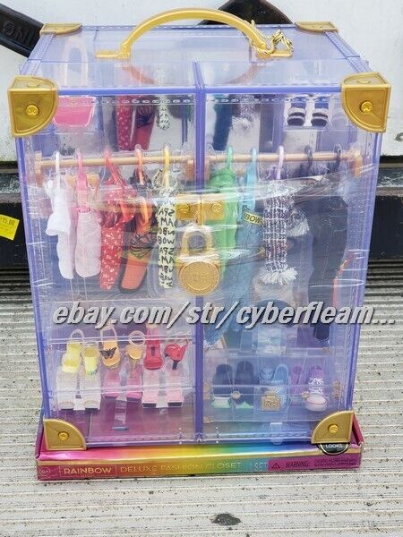 MGA Rainbow High Marisa Golding- Robin Sterling- Ayesha Sterling- Deluxe Closet