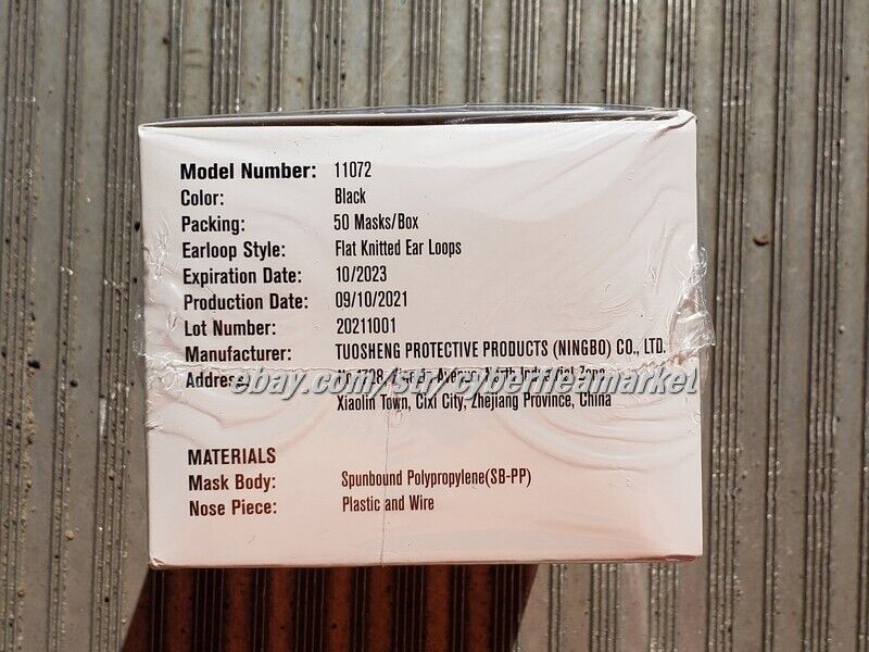 FFG Face Masks Disposable 3 Layer Non Medical Face Mask, One Size Fits All 50pk