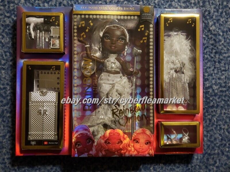 MGA Rainbow High Marisa Golding- Robin Sterling- Ayesha Sterling- Deluxe Closet