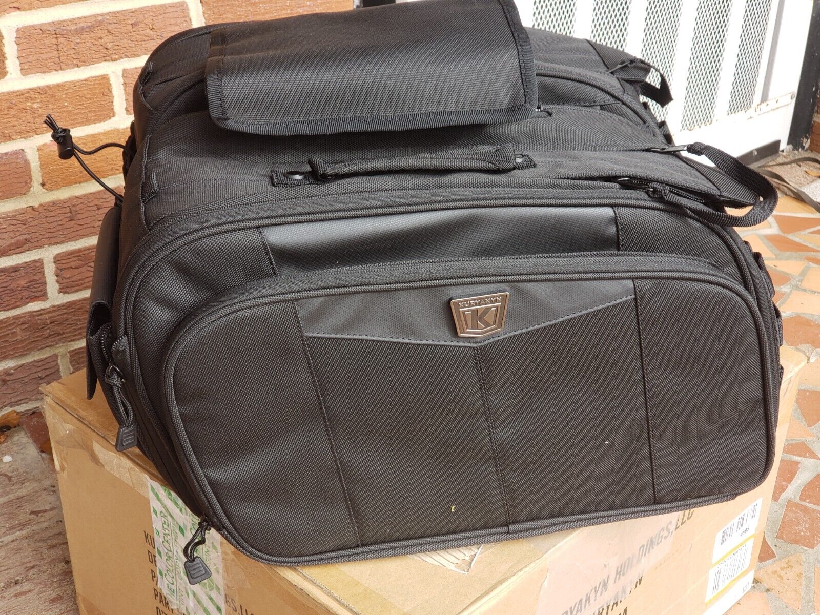 KURYAKYN Momentum Outrider Saddlebags BLACK Motorcycle bag 5209