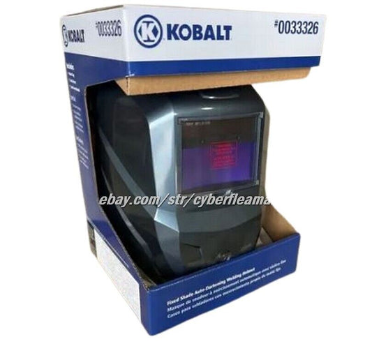 Kobalt Auto Darkening Gray Welding Helmet #33326
