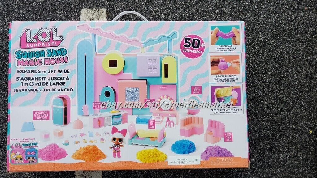 LOL Surprise Squish Sand Magic House with Tot