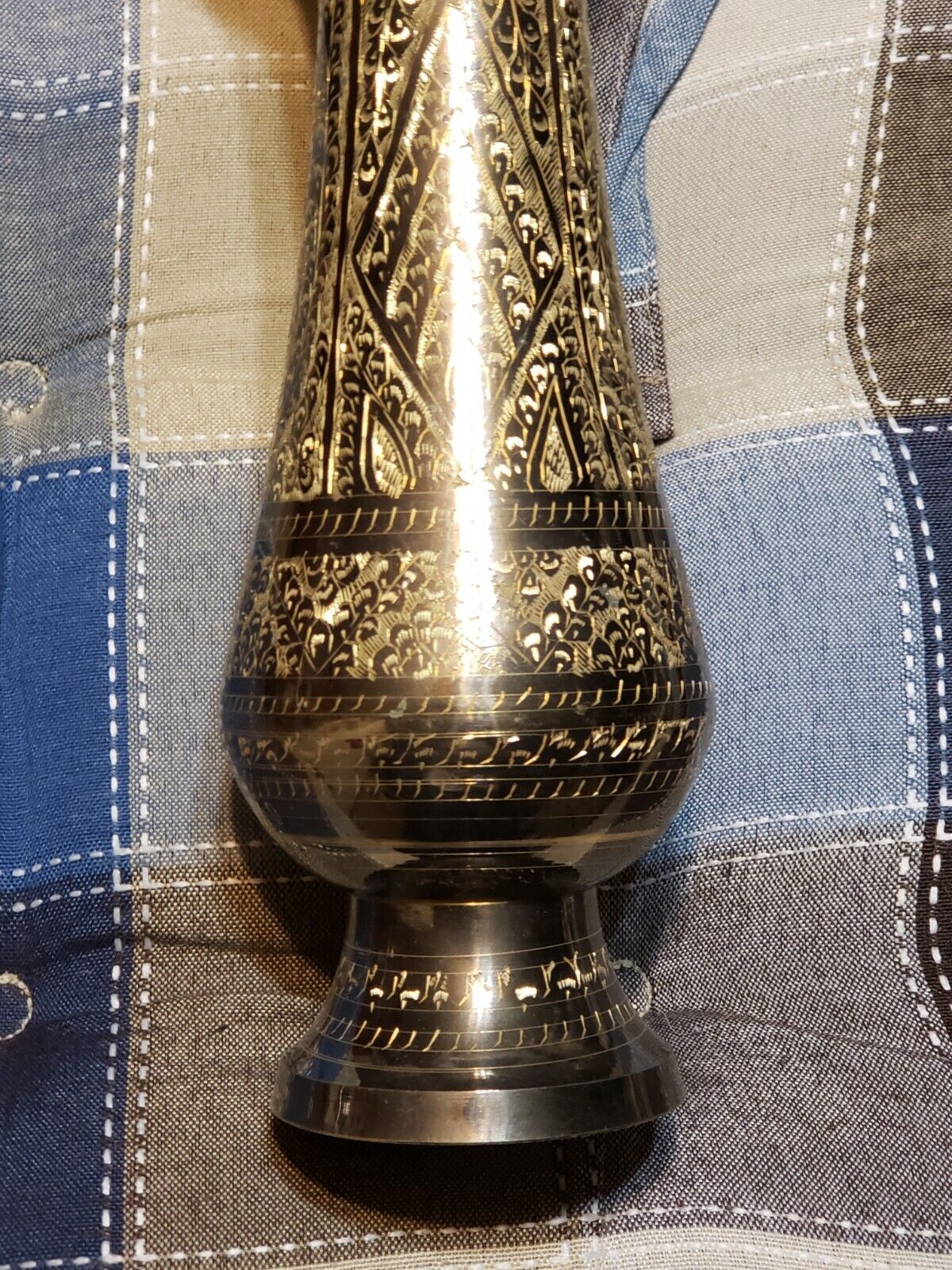 10 inch Brass Vase