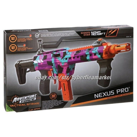 Tactical Strike Nexus Pro Ultimate Foam Dart Blaster Special Graphic Camo 🆕