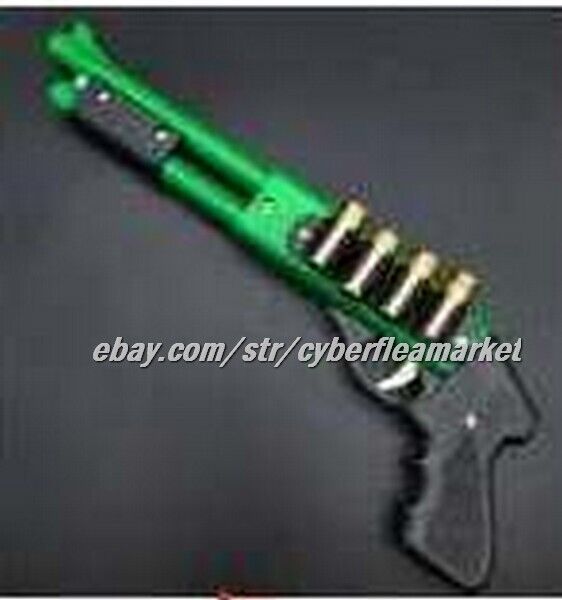 Rubber Band Gun & Mini Metal Folding 6 Shot & Shotgun Keychain
