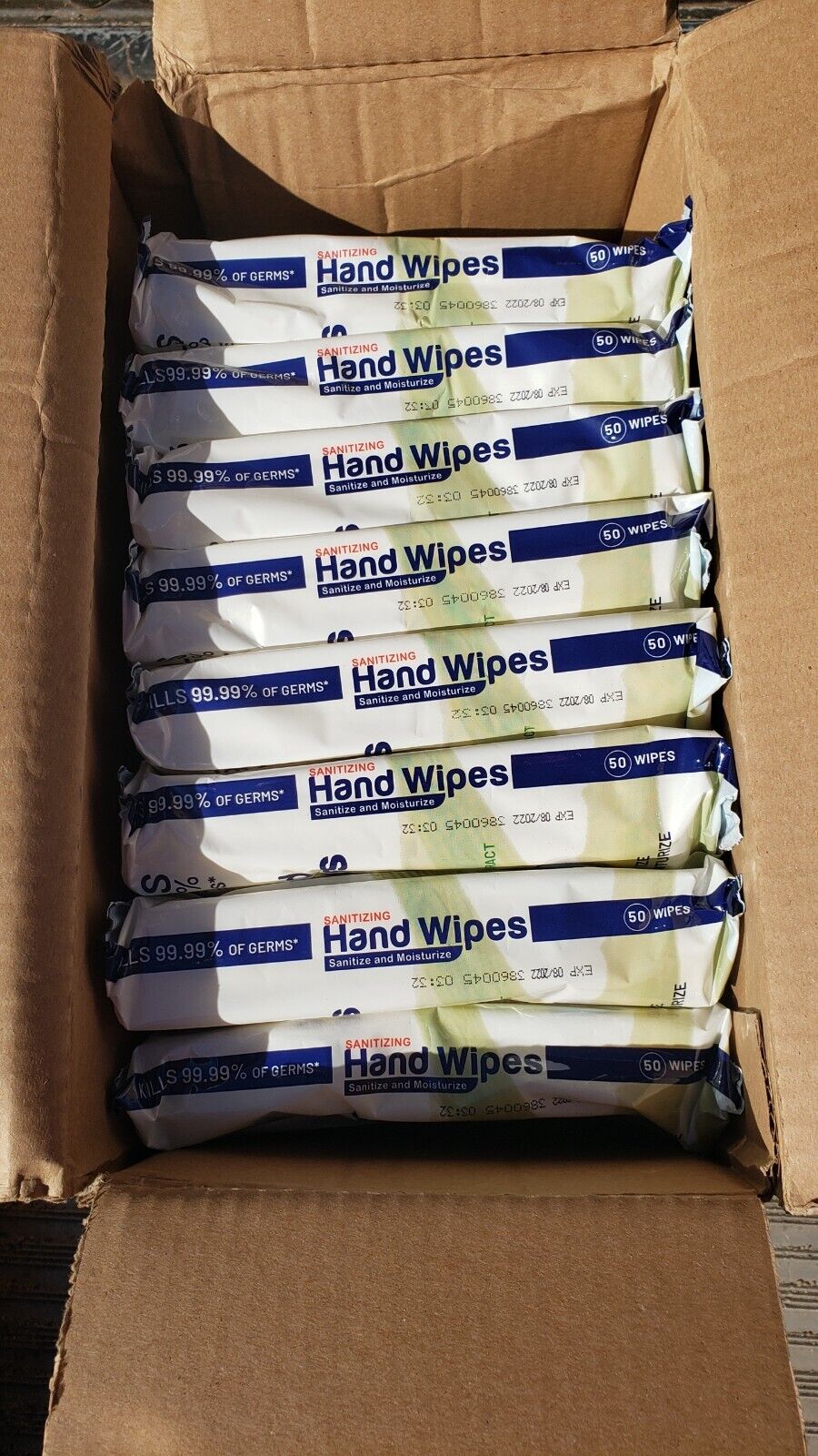 ALOEl wet Sanitizer Wipes 16 PACKS of 50 (800 Wipe)