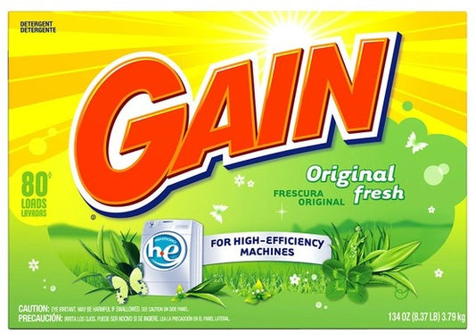 Gain Laundry Detergent 1 Gallon or Case of 4 x 1 Gallon containers