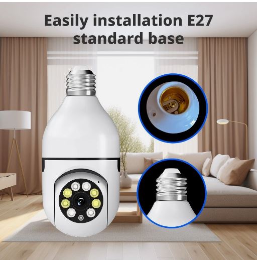 Tri pak Autotrack Bulb Camera ICSEE app & 3 Bulb Cameras