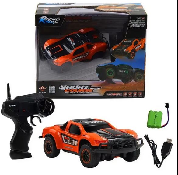 4WD Short Course Rally RC CAR with working Headlights and taillights NEW IN BOX