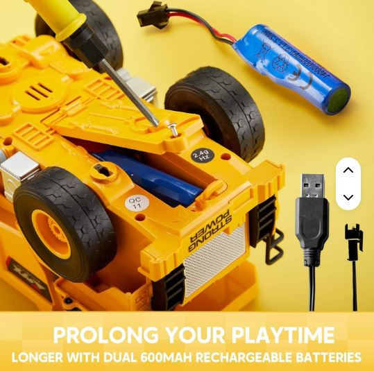 RC Construction 1:24 Wheel Loader, Dump Truck, Excavator