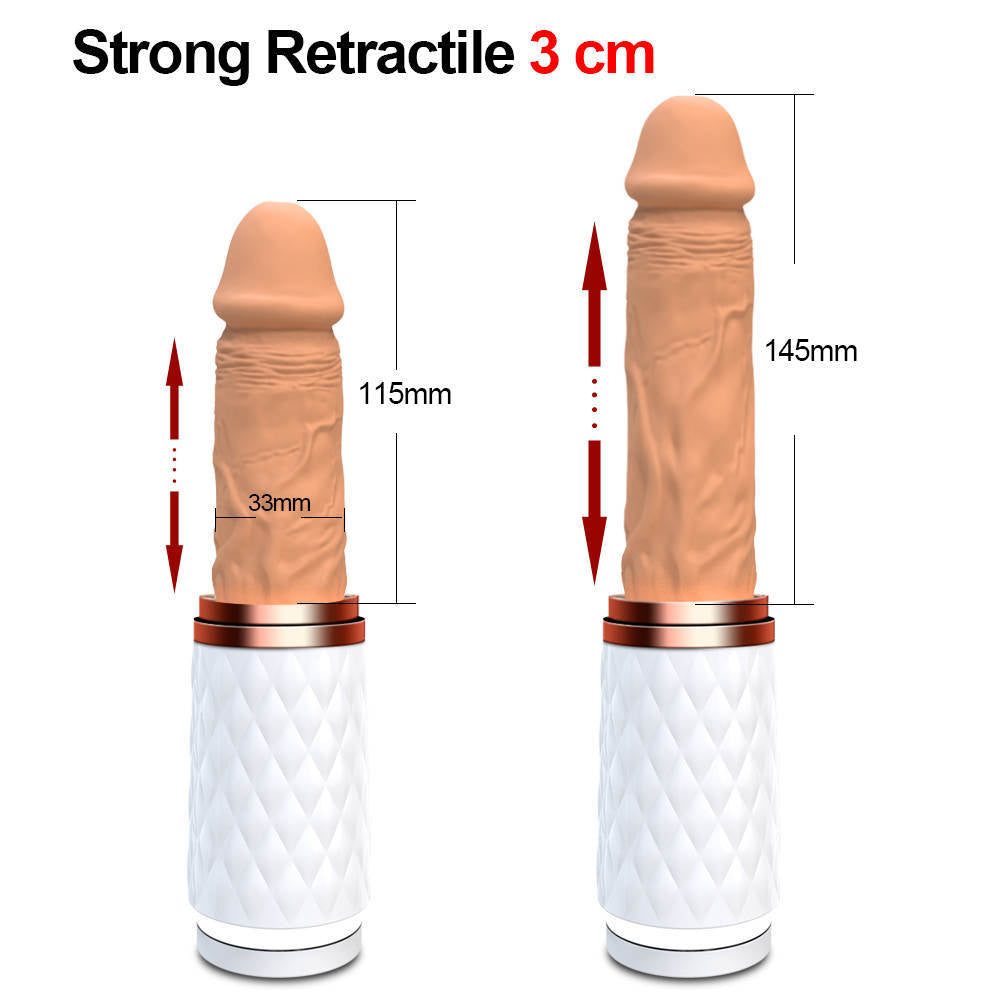 Adult Sex Machine Penis Dildo Automatic Telescopic Vibrator Handsfree Women Toy