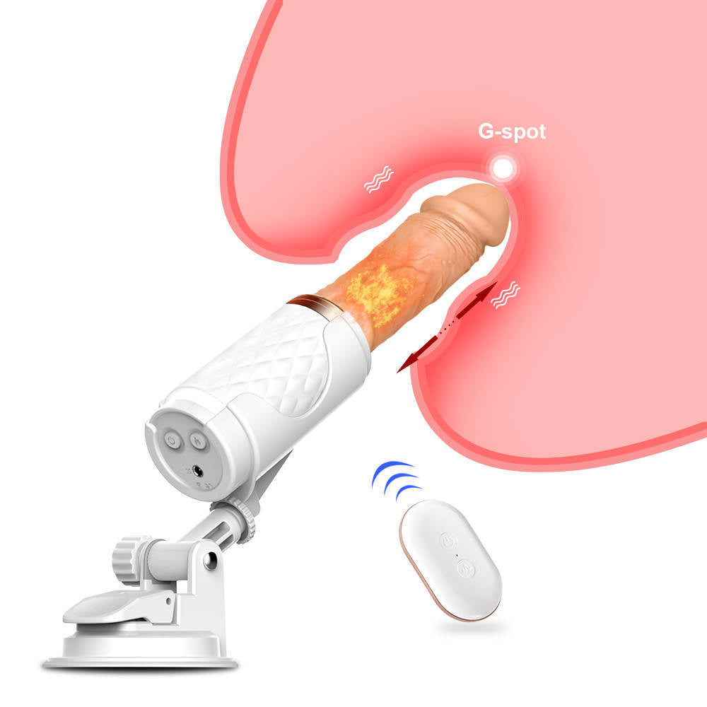 Adult Sex Machine Penis Dildo Automatic Telescopic Vibrator Handsfree Women Toy